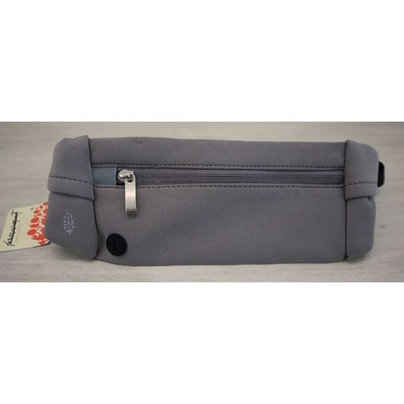 Free People Movement OB1563663 Womens Sz M/L Ice Bath Gray Runner Sling Belt Bag - Picture 1 of 9